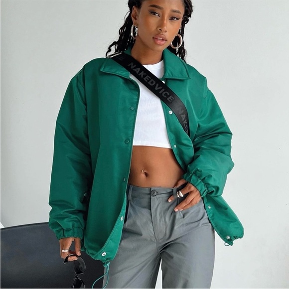 Princess Polly Jackets & Blazers - Princess Polly Netherlee Bomber Jacket Green